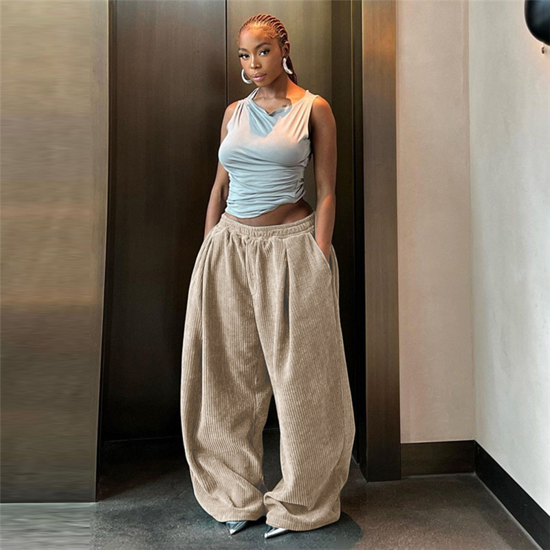 Street Fashion Shoot - Women's Pants Clothes Autumn And Winter
