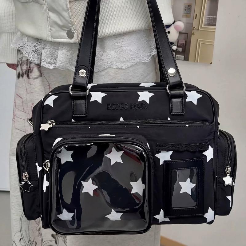 Street Fashion Shoot - Y2K Japanese Itabag Fashion Clear Window