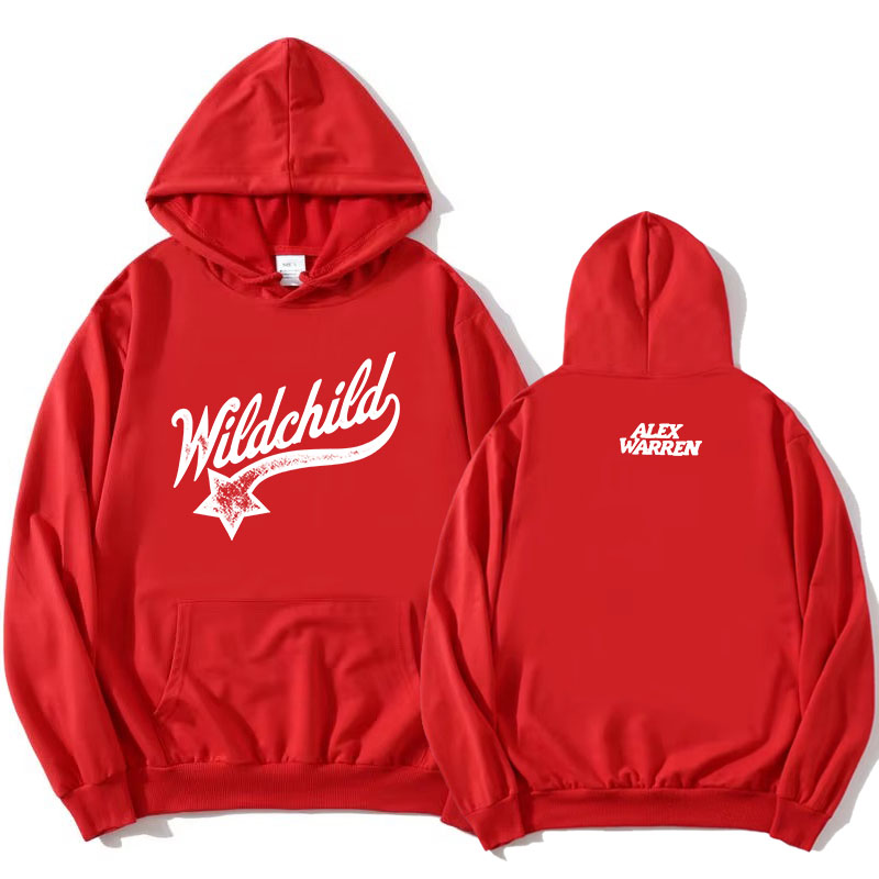 Graphic Hoodie Streetwear - Alex Warren WILDCHILD Hoodies Long Sleeve