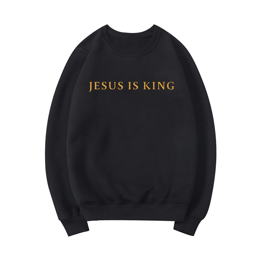 Graphic Hoodie Streetwear - 2026 Jesus Is King Sweatshirt Unisex
