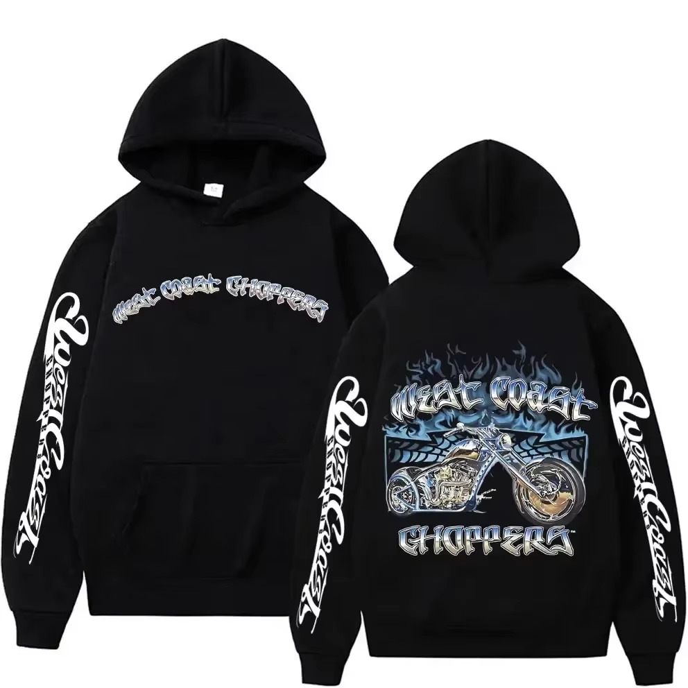 Graphic Hoodie Streetwear - West Coast Chopper Logo Graphic Hoodie