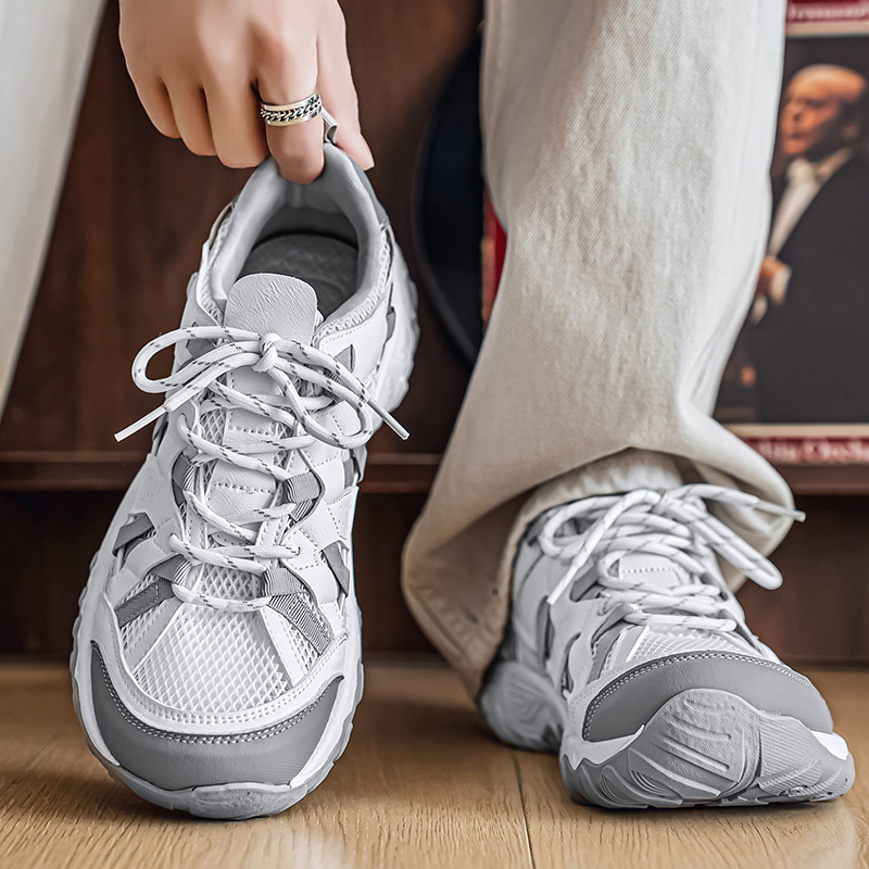 Chunky Sneaker Platform - Men Niche Design Dad Shoes Breathable