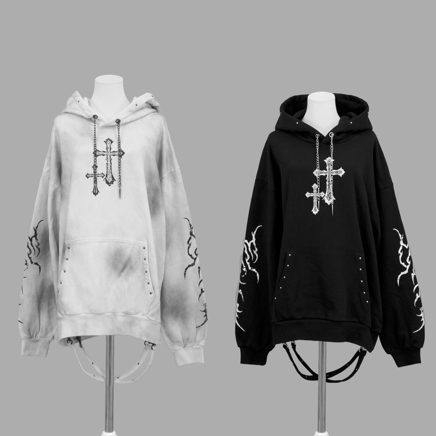 new Subculture Gothic Stylish  - Graphic Hoodie Streetwear 评论和价格