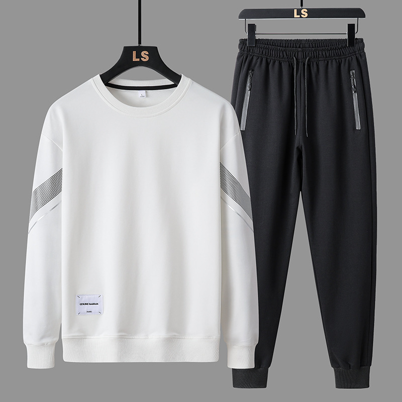 Men's Casual 2-Piece Sportswea - Fashion Streetwear 评论和价格