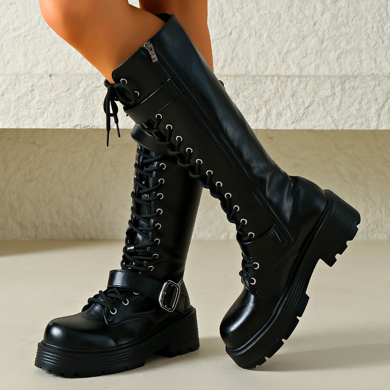 Platform Chunky Sole Women Kne - Chunky Sneaker Platform 评论和价格