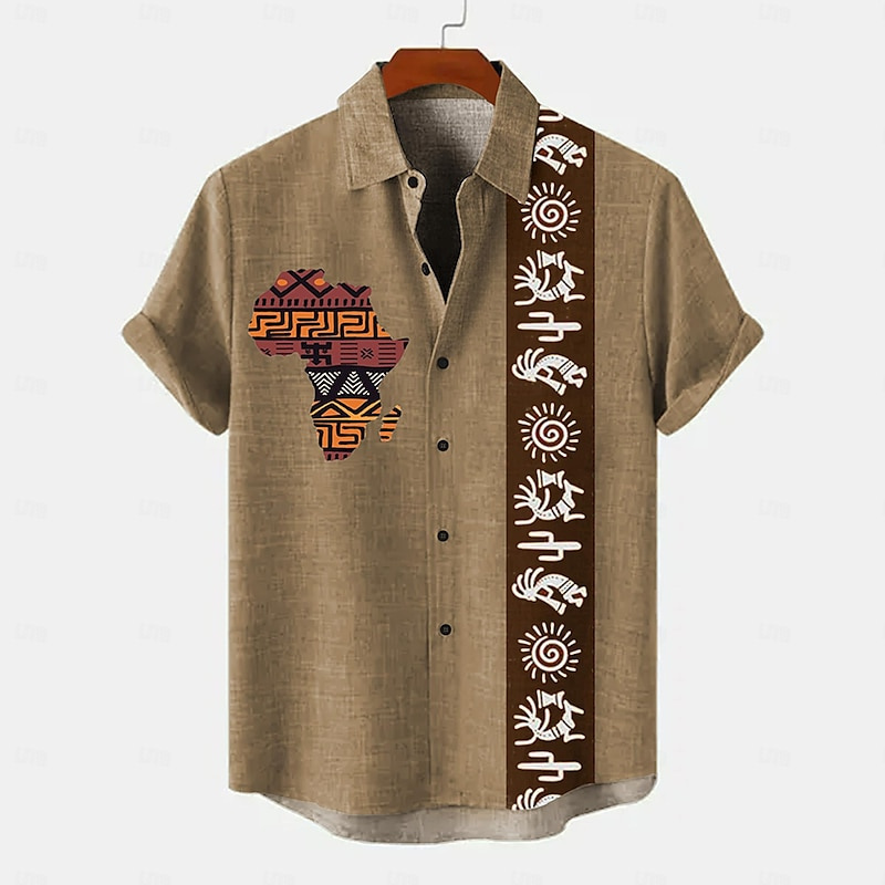 Linen Men's Shirt Short Sleeve - Parade Fashion Street 评论和价格