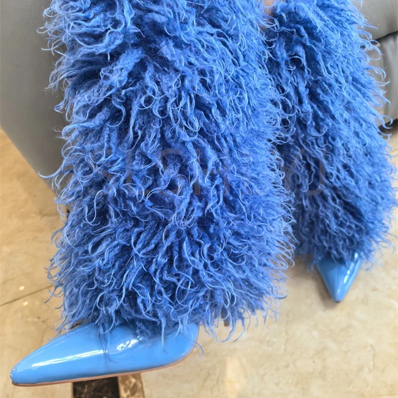 2026 Imitation Wool Knee High  - Street Fashion Magazines 评论和价格