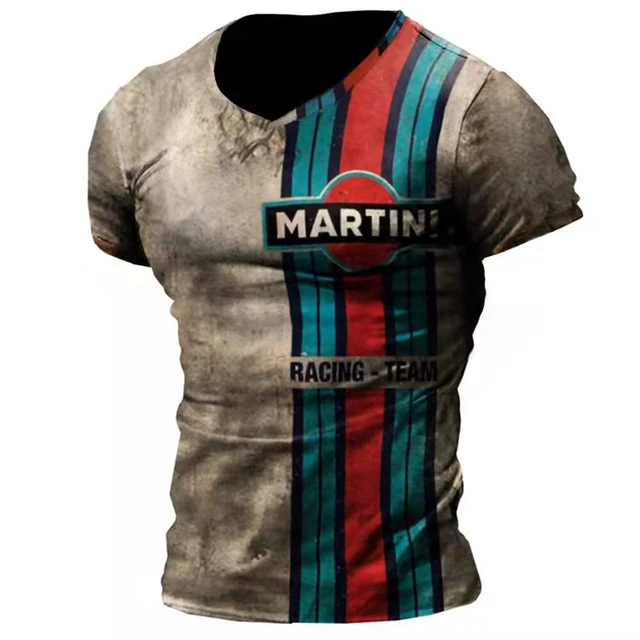 Men's Summer Retro 3D Print Sp - Street Fashion Casual 评论和价格