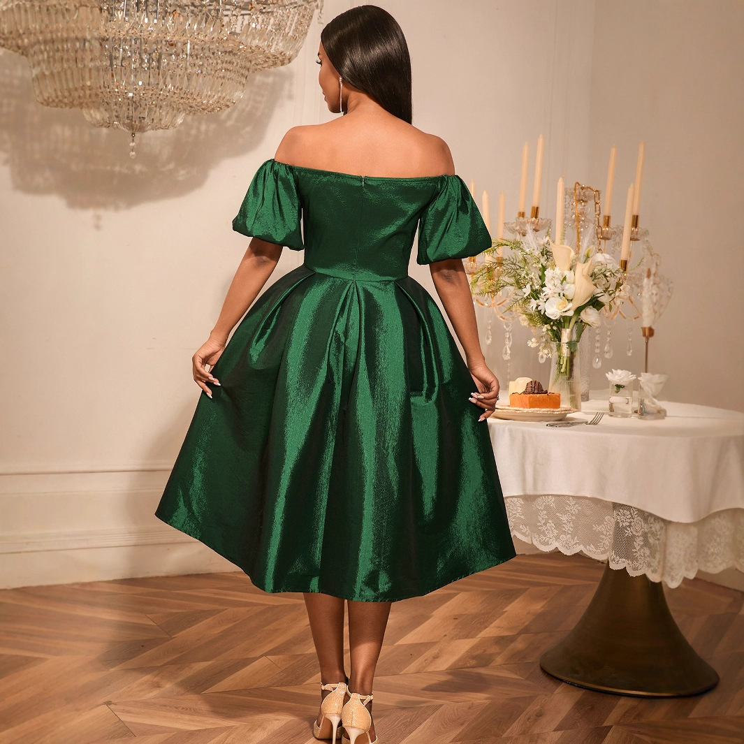 Women's Sexy Off-shoulder Dres - Street Fashion Taiwan 评论和价格