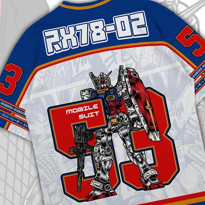 Gundam RX78 Anime Mecha Y2k Ko - Street Fashion In Korea 评论和价格
