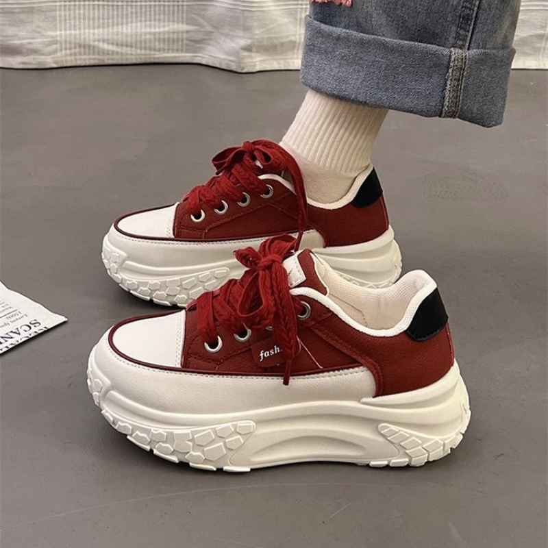Spring Chunky White Sneakers f - Chunky Sneaker Platform 评论和价格