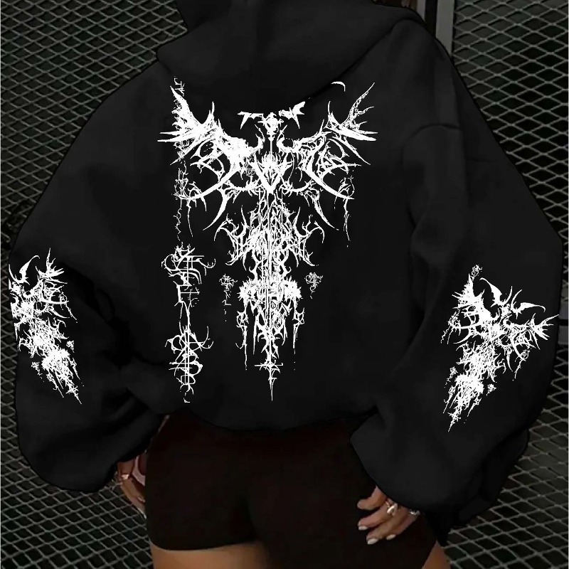 American Gothic Women's Hoodie - Graphic Hoodie Streetwear 评论和价格
