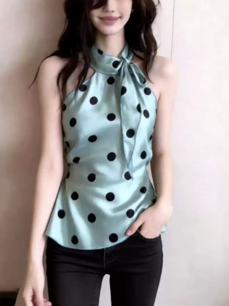 Y2k Vintage Fashion Polka Dot  - Street Fashion In Japanese 评论和价格