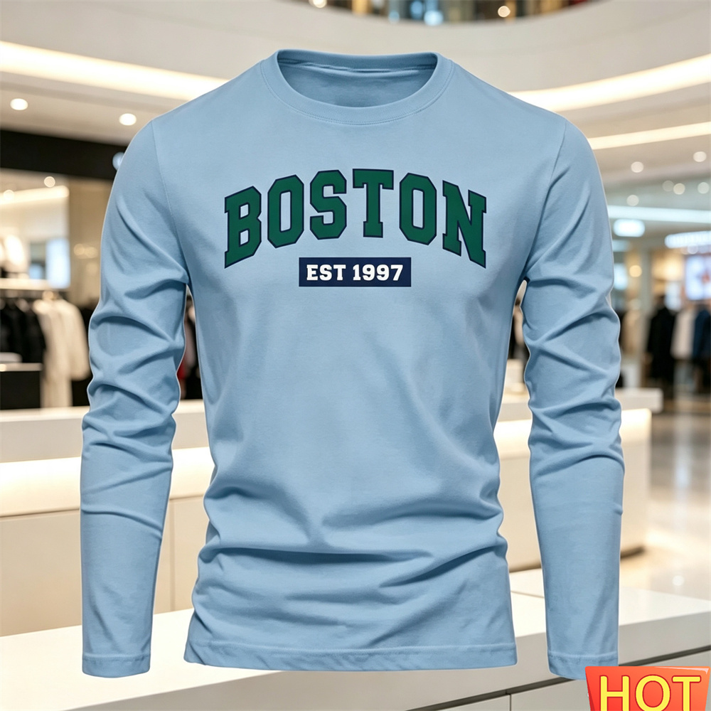 Autumn Summer Men's long sleev - Fashion Streetwear 评论和价格