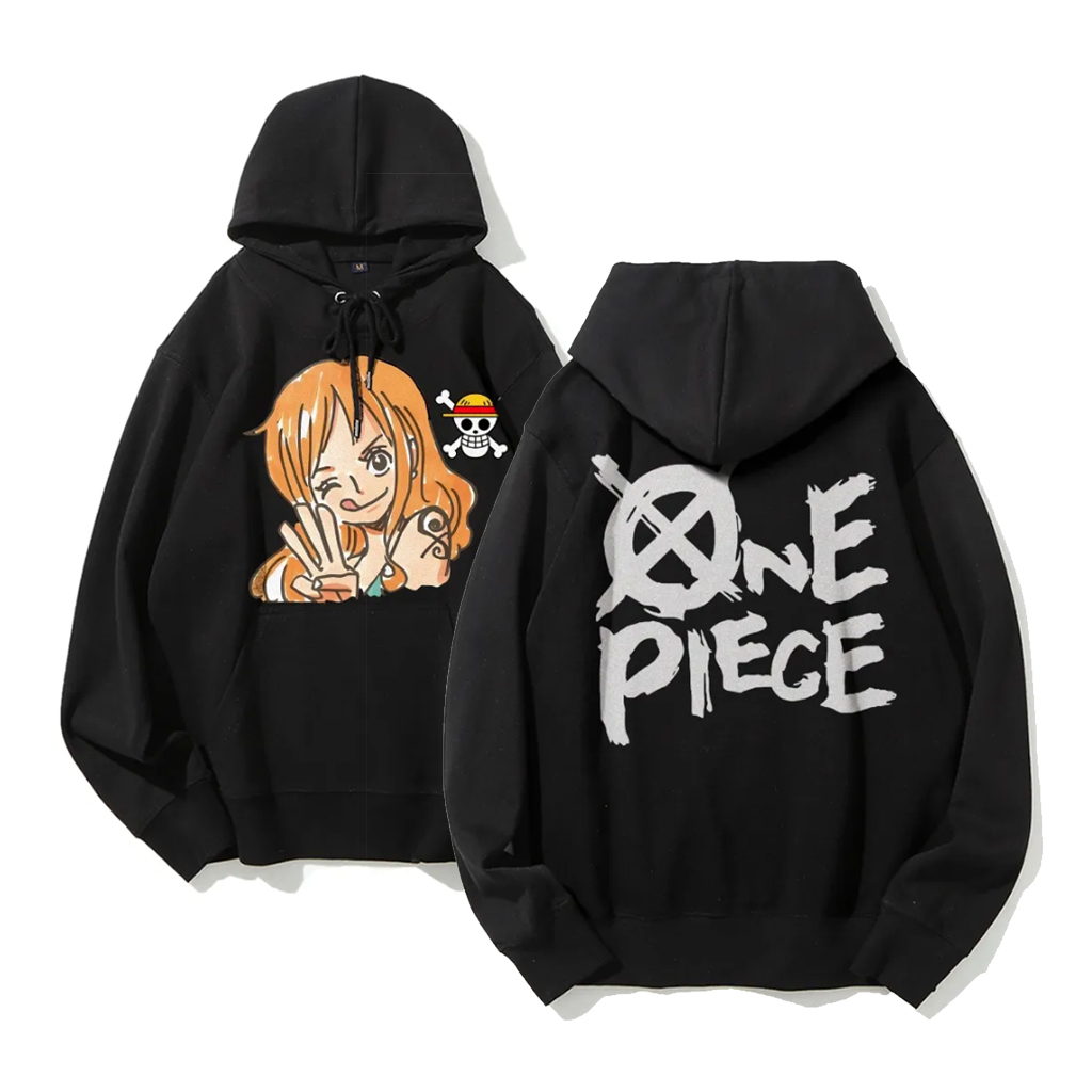 One Piece Nami Anime Hoodie Me - Graphic Hoodie Streetwear 评论和价格
