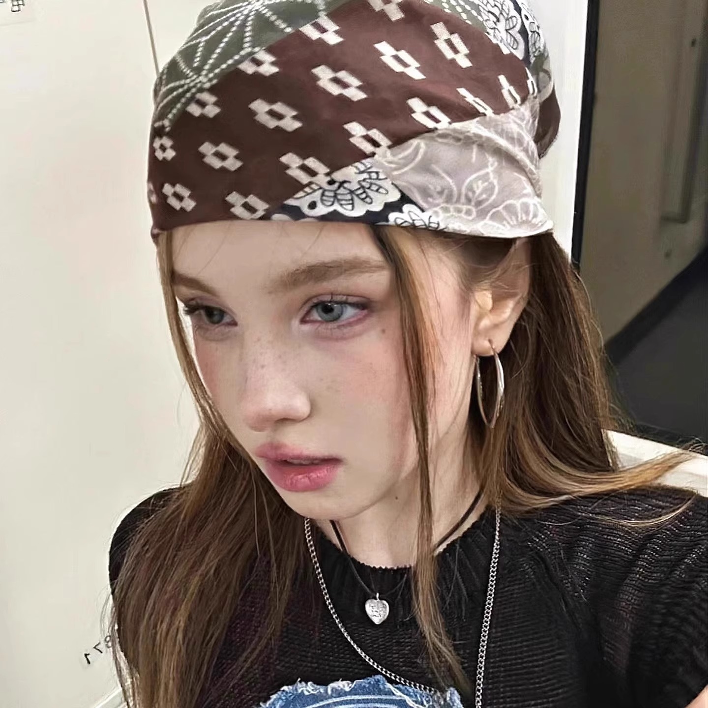 Retro American Style Headscarf - Street Fashion American 评论和价格