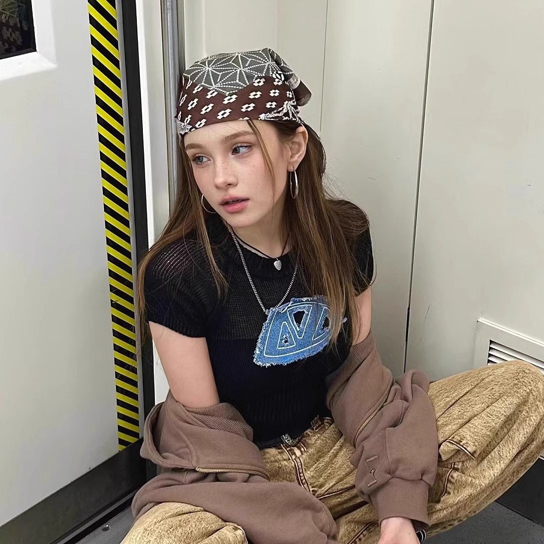 Retro American Style Headscarf - Street Fashion American 评论和价格