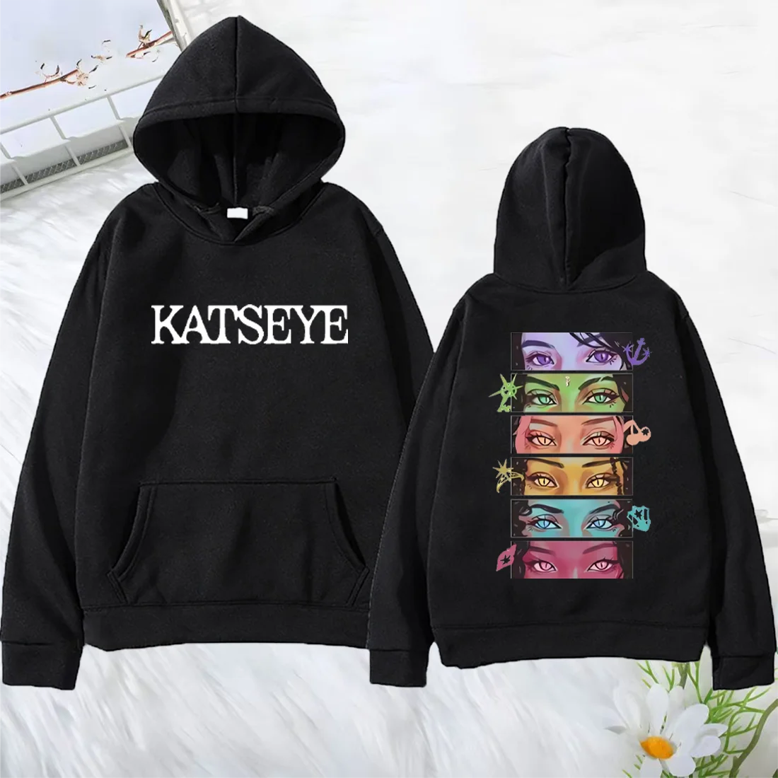 Korean Girl Group KATSEYE Grap - Graphic Hoodie Streetwear 评论和价格