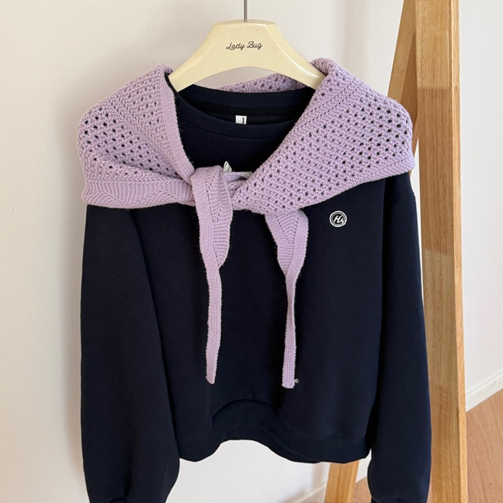 Hollow Out Knitted Triangle Sc - Street Fashion Shoot 评论和价格