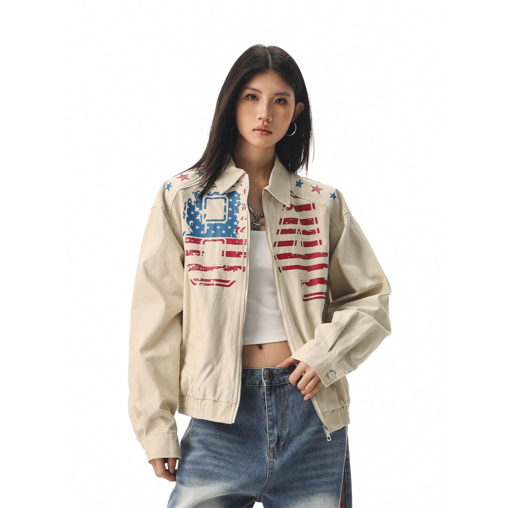 Early Autumn American Retro Zi - Street Fashion American 评论和价格