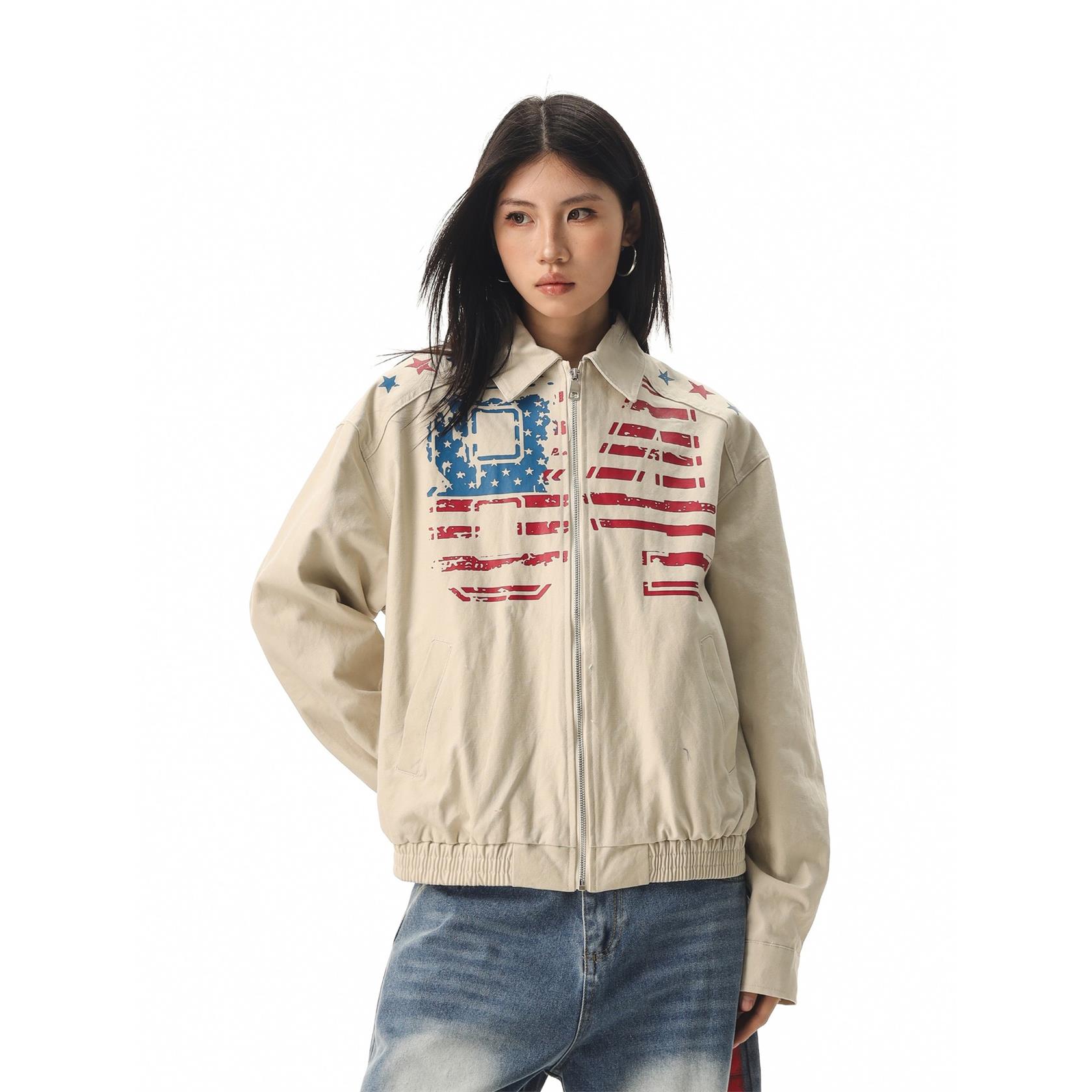 Early Autumn American Retro Zi - Street Fashion American 评论和价格