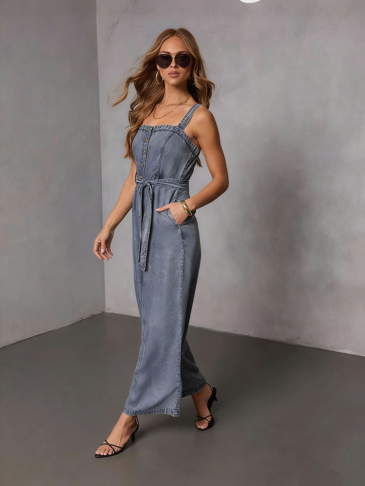 Summer Vintage Women Denim Jum - Street Fashion Jeans 评论和价格