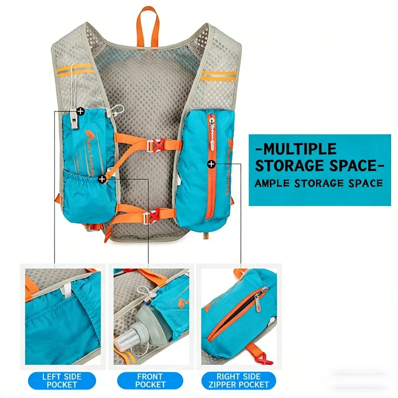 Running Vest Backpack Marathon - Reflective Jacket Running 评论和价格