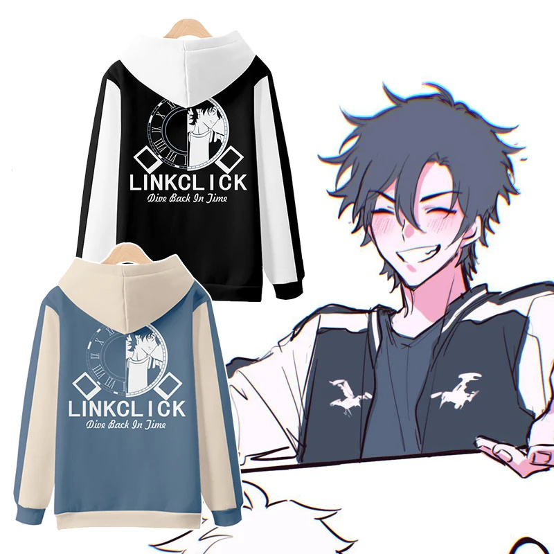Link Click Anime Shiguang Dail - Graphic Hoodie Streetwear 评论和价格