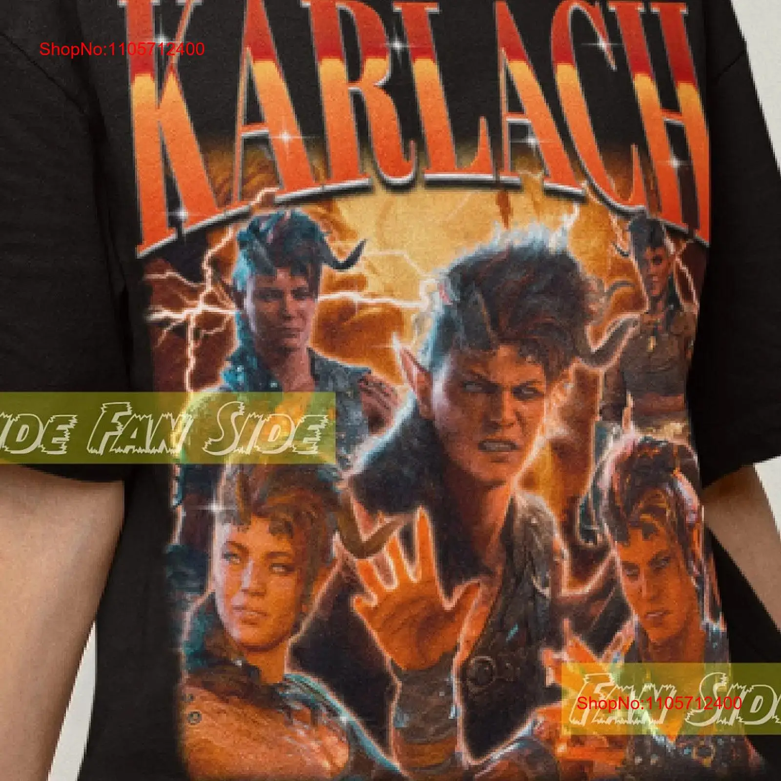 Karlach T Shirt bg3 sweater sw - Graphic Hoodie Streetwear 评论和价格