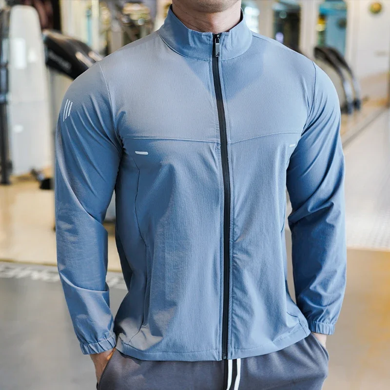 Ice Silk Thin Shirts Tops Spor - Reflective Jacket Running 评论和价格