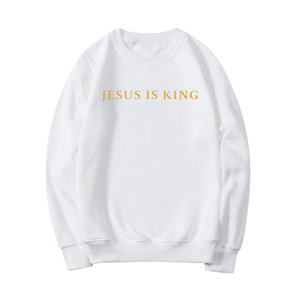 2026 Jesus Is King Sweatshirt  - Graphic Hoodie Streetwear 评论和价格