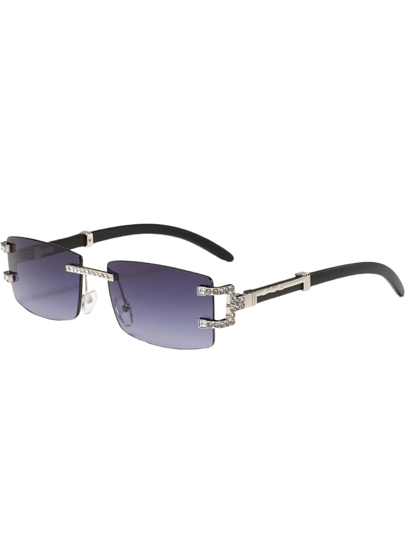 Wood leg retro fashion sunglas - Street Fashion Shoot 评论和价格