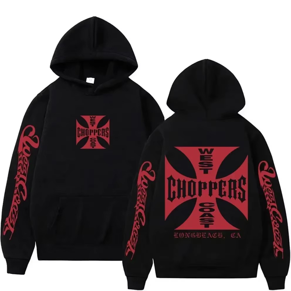 West Coast Chopper Logo Graphi - Graphic Hoodie Streetwear 评论和价格