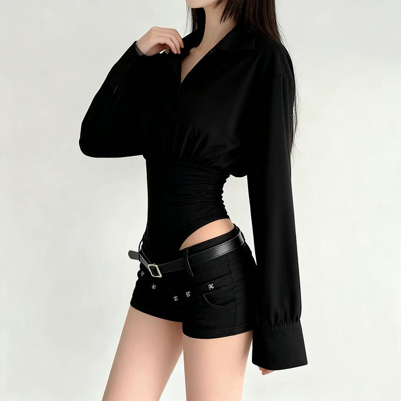 Sexy Patchwork Women Bodysuit  - Street Fashion American 评论和价格