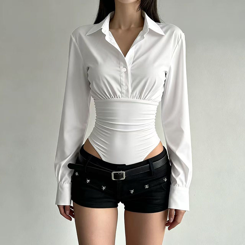 Sexy Patchwork Women Bodysuit  - Street Fashion American 评论和价格