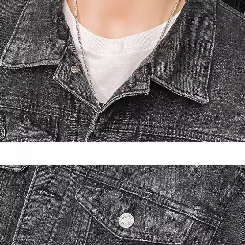 America Vintage Heavy Wolf Emb - Street Fashion Jeans Men 评论和价格