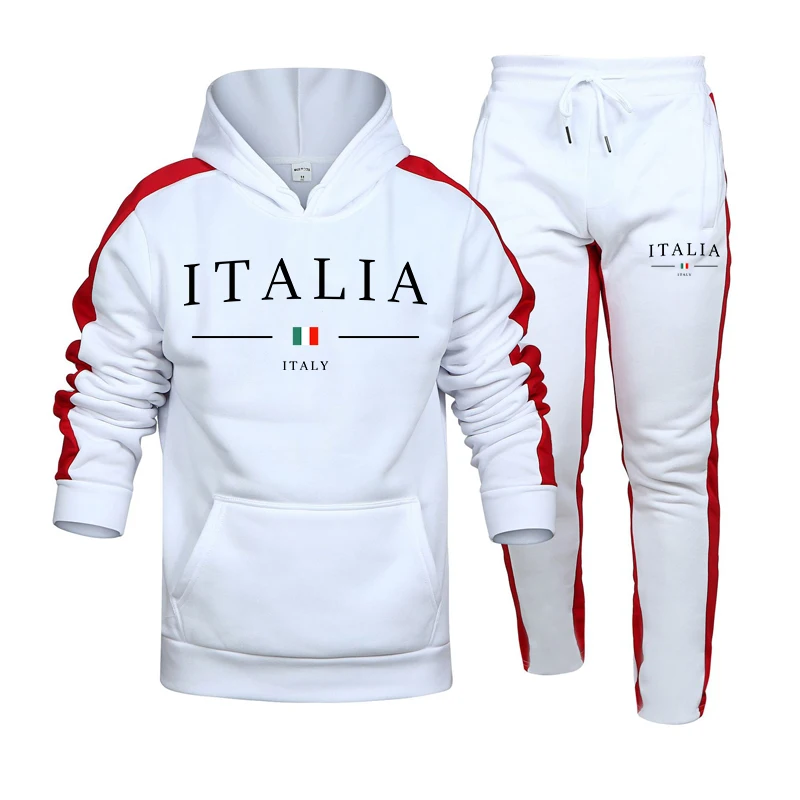 Men's Tracksuit 2 Pcs Sets Fas - Street Fashion Outfit For Men 评论和价格