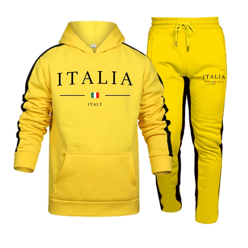 Men's Tracksuit 2 Pcs Sets Fas - Street Fashion Outfit For Men 评论和价格