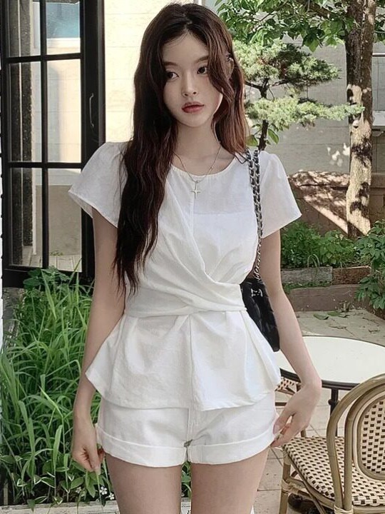 Fashionable Chic Waist-Cinchin - Street Fashion In Korea 评论和价格