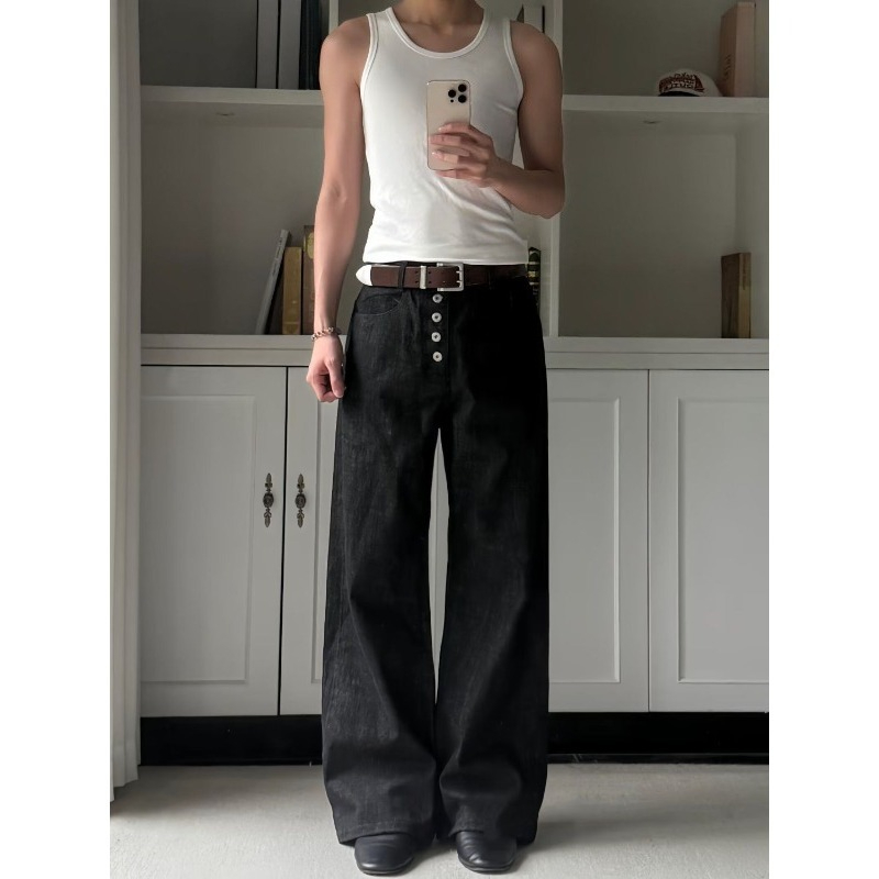 Mens Jeans Harajuku Summer Let - Street Fashion Jeans Men 评论和价格
