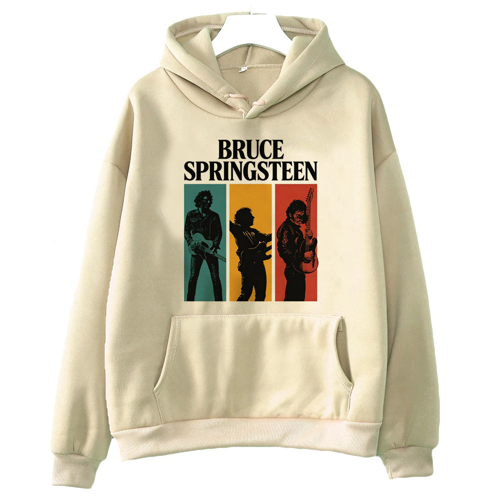 Bruce Springsteen hoodies kawa - Graphic Hoodie Streetwear 评论和价格