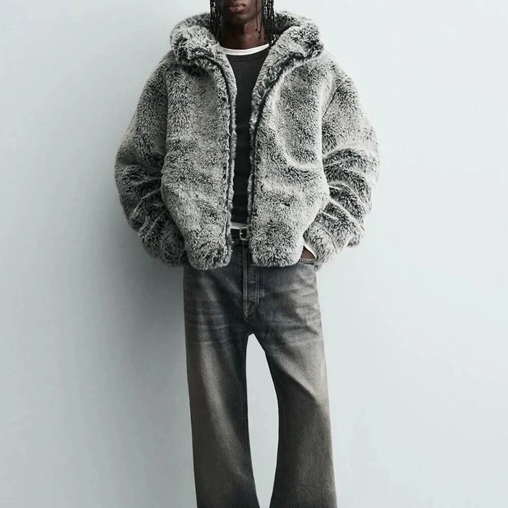 Winter New Faux Fur Long-Sleev - Street Fashion Taiwan 评论和价格
