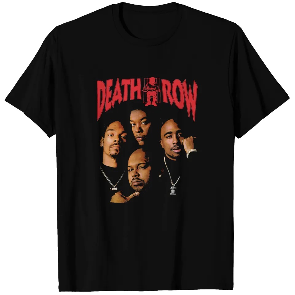 Black Printed T-shirt Death Ro - Street Fashion Magazines 评论和价格