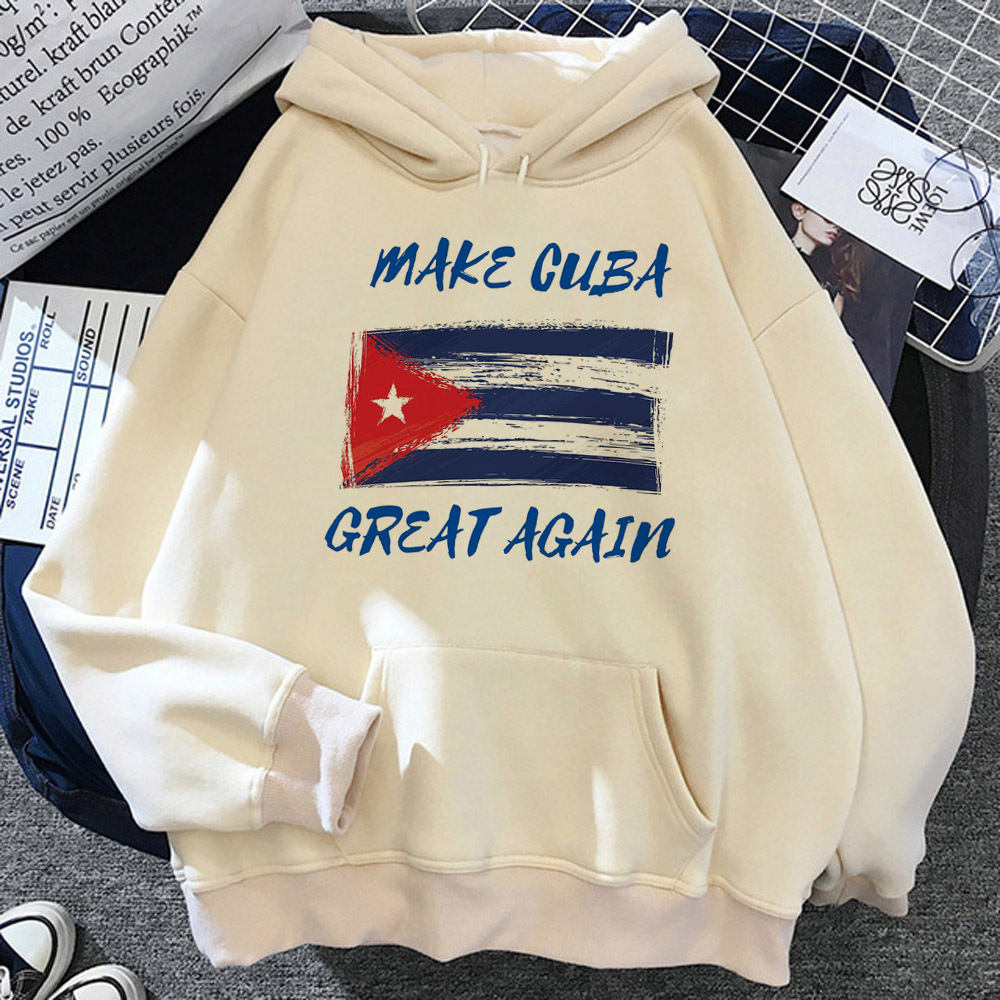 Cuba hoodie manga modern style - Graphic Hoodie Streetwear 评论和价格