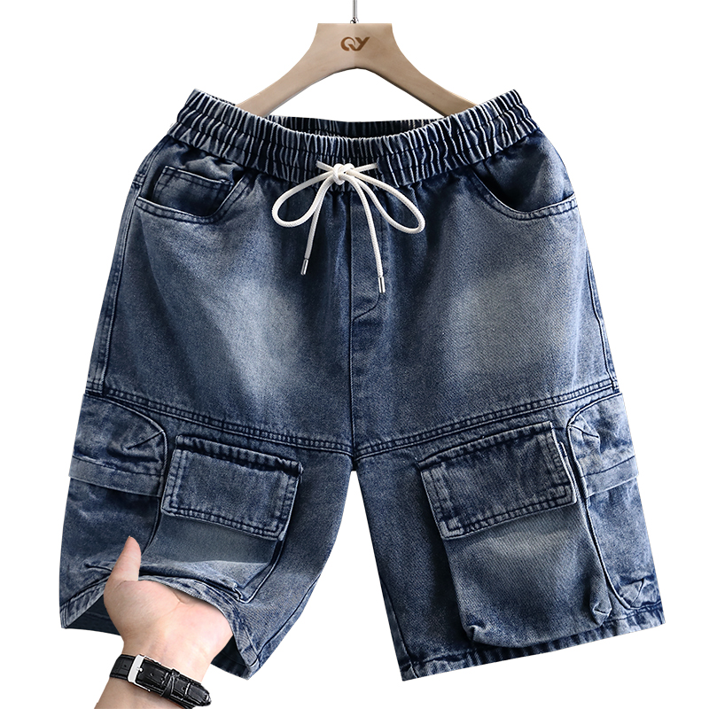 Men's Cargo Shorts New Summer  - Street Fashion Jeans Men 评论和价格