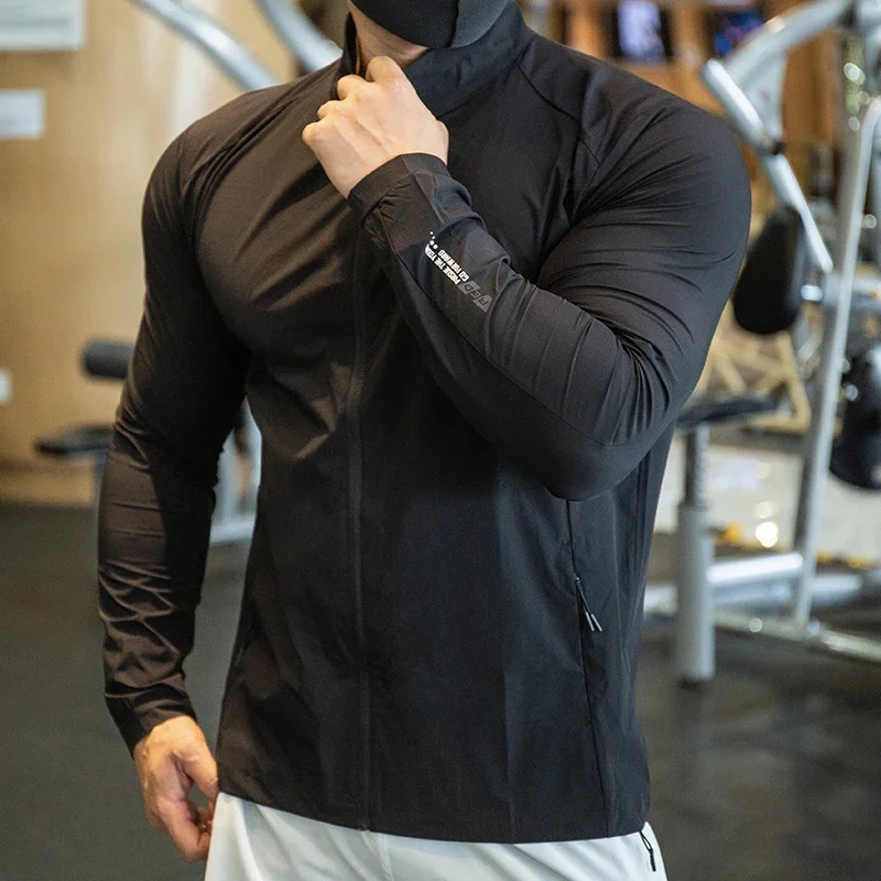 Men Ice Silk Quick Dry Hiking  - Reflective Jacket Running 评论和价格