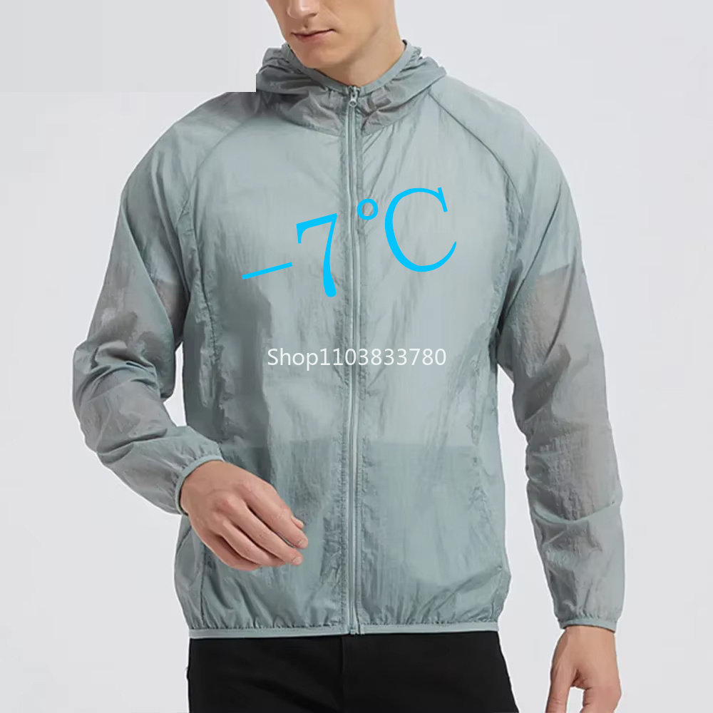 Men's Hooded Sun Protection Ja - Reflective Jacket Running 评论和价格