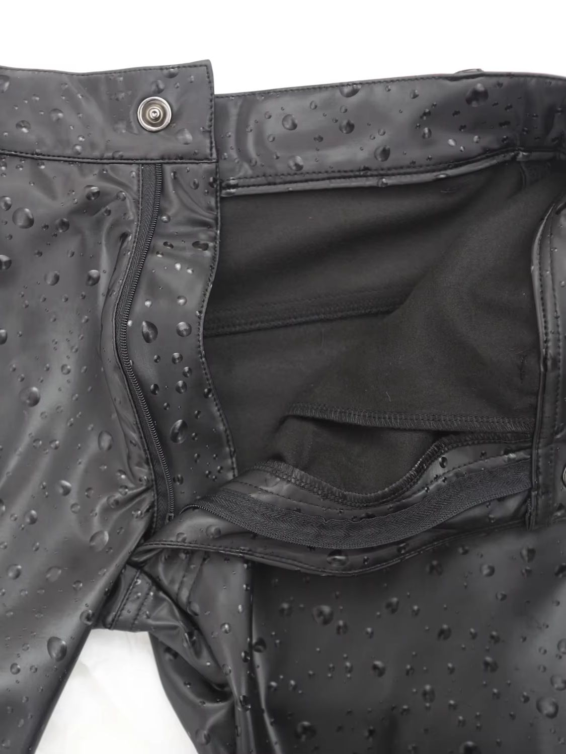 3D Water Drop Print Elastic PU - Street Fashion Jeans Men 评论和价格
